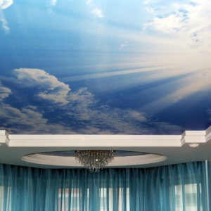 Многоуровневый натяжной потолок в Липецке